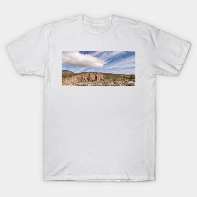 Clouds Over Chiflo Wild Rivers Recreation New Mexico T-Shirt by Debra Martz